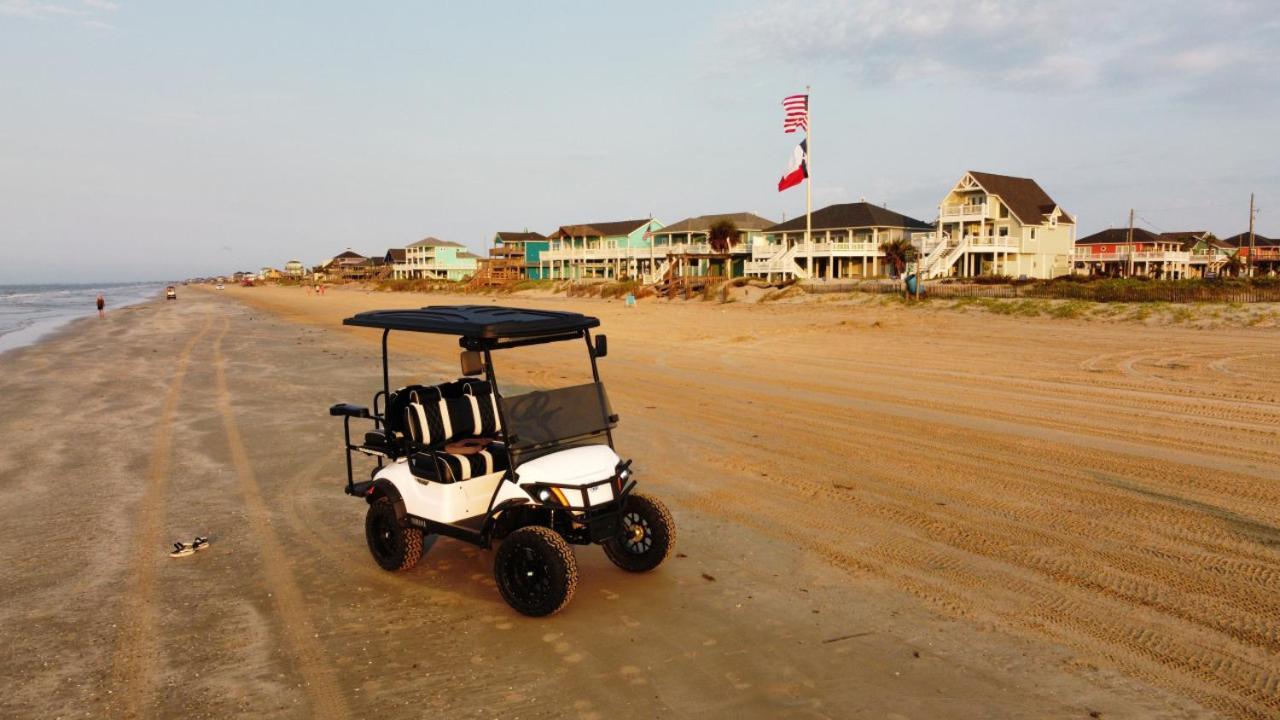 500 Ft To Beach Upscale Beach Home Golf Cart With Fire Pit For 14 Bolivar Peninsula Eksteriør billede