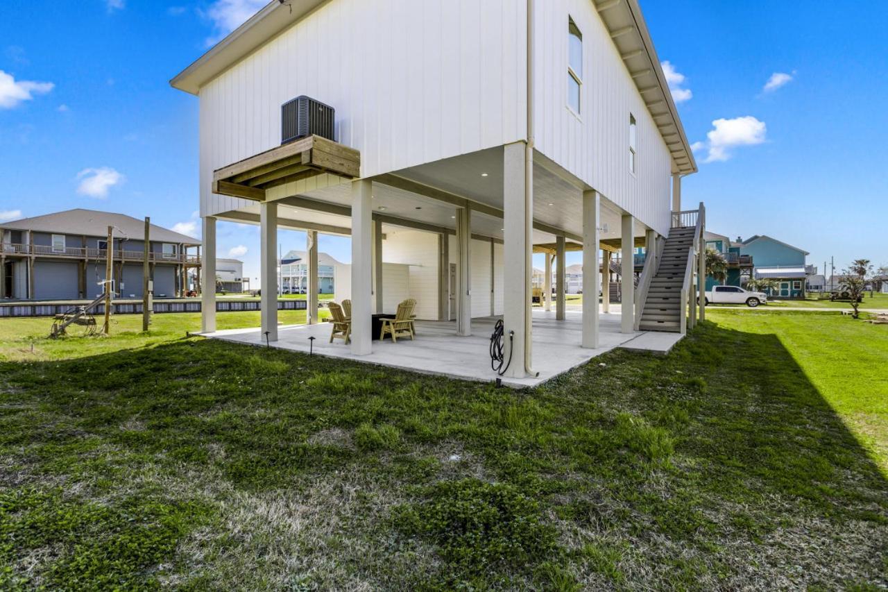 500 Ft To Beach Upscale Beach Home Golf Cart With Fire Pit For 14 Bolivar Peninsula Eksteriør billede