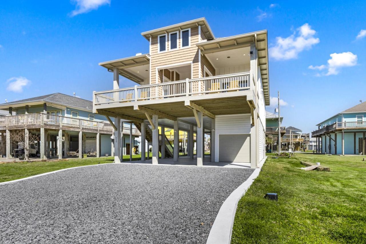 500 Ft To Beach Upscale Beach Home Golf Cart With Fire Pit For 14 Bolivar Peninsula Eksteriør billede